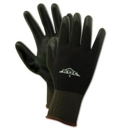 Black Nylon Polyurethane Coated Gloves / Dozen 1
